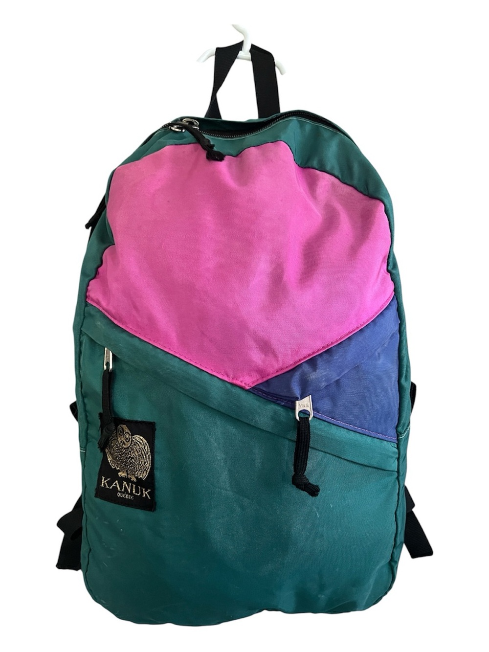 Vintage Kanuk Back Pack Daypack Colour Block Hiking